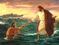 Jesus on sea religious Christian